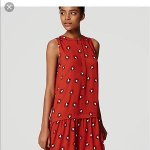 Loft Dandelion Drop Waist Dress